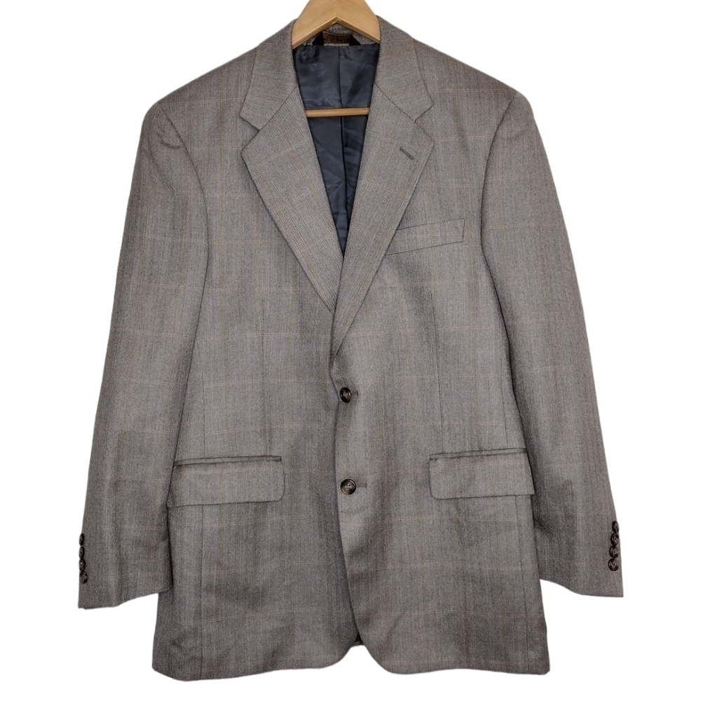 Jos.A.Bank Signature Gold Gordon Cashmere Silk Sport Coast Men's Blazer Size 41R
